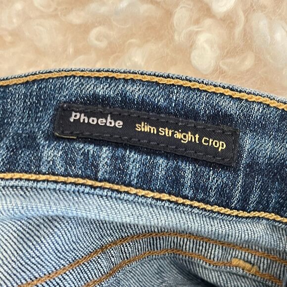 Citizens of Humanity Phoebe Slim Straight Crop Jeans Size 25 - Picture 4 of 10